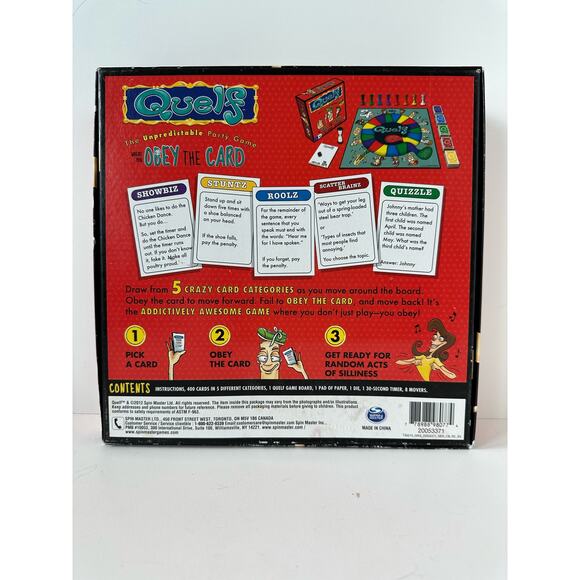 Quelf The Unpredictable Party Game, Adult, 3-8 players or teams, Spin Master - Picture 3 of 7